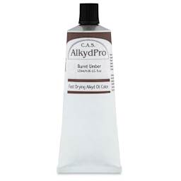CAS AlkydPro Fast-Drying Alkyd Oil Color - Burnt Umber, 120 ml tube