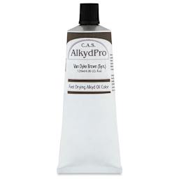 CAS AlkydPro Fast-Drying Alkyd Oil Color - Van Dyke Brown (Synthetic), 120 ml tube
