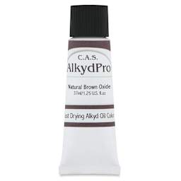 CAS AlkydPro Fast-Drying Alkyd Oil Color - Natural brown Oxide, 37 ml tube