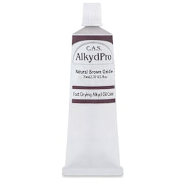 CAS AlkydPro Fast-Drying Alkyd Oil Color - Natural Brown Oxide, 70 ml tube