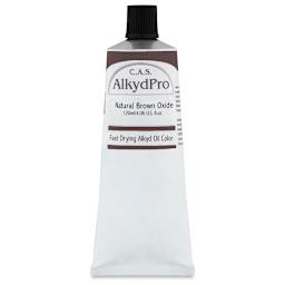 CAS AlkydPro Fast-Drying Alkyd Oil Color - Natural Brown Oxide, 120 ml tube