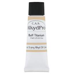 CAS AlkydPro Fast-Drying Alkyd Oil Color - Buff Titanium, 37 ml tube