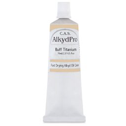 CAS AlkydPro Fast-Drying Alkyd Oil Color - Buff Titanium, 70 ml tube