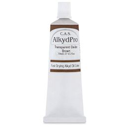 CAS AlkydPro Fast-Drying Alkyd Oil Color - Transparent Oxide Brown, 70 ml tube