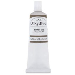 CAS AlkydPro Fast-Drying Alkyd Oil Color - Stainless Steel, 70 ml tube