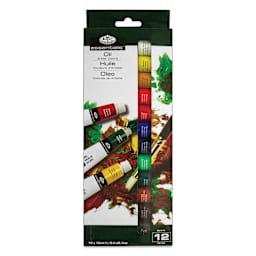 Royal & Langnickel Essentials Oil Paint - Set of 12, Assorted front of package