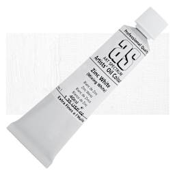 Art Spectrum Artists' Oil Paint - Zinc White, 40 ml tube and swatch