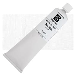 Art Spectrum Artists' Oil Paint - Zinc White, 150 ml tube and swatch