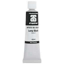 Art Spectrum Artists' Oil Paint - Lamp Black, 40 ml