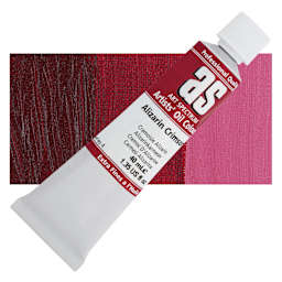 Art Spectrum Oil Paint - Alizarin Crimson, 40 ml tube and swatch