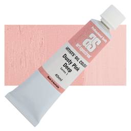 Art Spectrum Artists' Oil Paint - Dusty Pink Deep, 40 ml tube and swatch