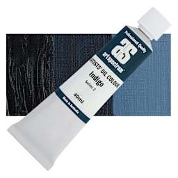 Art Spectrum Artists' Oil Paint - Indigo, 40 ml tube and swatch