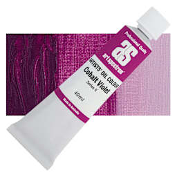 Art Spectrum Artists' Oil Paint - Cobalt Violet, 40 ml tube and swatch