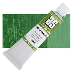 Art Spectrum Artists' Oil Paint - Oxide of Chromium, 40 ml tube and swatch