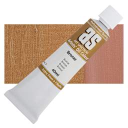 Art Spectrum Artists' Oil Paint - Bronze, 40 ml tube and swatch