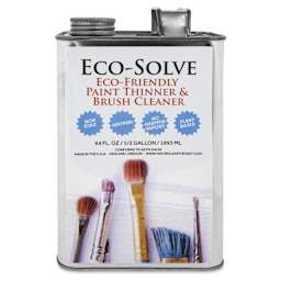 Natural Earth Paint Eco-Solve Paint Thinner - 64 oz, Aluminum Bottle