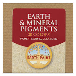 Natural Earth Paint Earth & Mineral Pigments - Sample Pkg of 20, Assorted Colors front of package