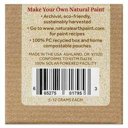 Natural Earth Paint Earth & Mineral Pigments - Sample Pkg of 20, Assorted Colors bottom