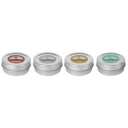 Natural Earth Paint Eco-Friendly Cosmetic Glitter - Set of 4, Assorted Colors, 10 g - colors lined up