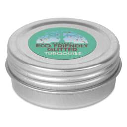 Natural Earth Paint Eco-Friendly Cosmetic Glitter - Turquoise, 10 g side