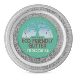 Natural Earth Paint Eco-Friendly Cosmetic Glitter - Turquoise, 10 g front