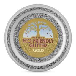 Natural Earth Paint Eco-Friendly Cosmetic Glitter - Gold, 10 g front