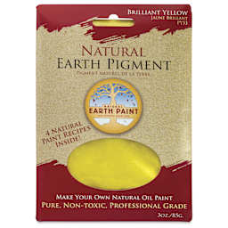 Natural Earth Paint Earth & Mineral Pigment - Brilliant Yellow, 3 oz