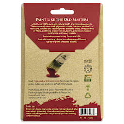 Natural Earth Paint Earth & Mineral Pigment - Violet Ochre, 3 oz back