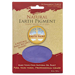 Natural Earth Paint Earth & Mineral Pigment - Ultramarine Purple, 3 oz