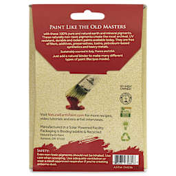 Natural Earth Paint Earth & Mineral Pigment - Silver Mica, 3 oz back