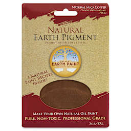 Natural Earth Paint Earth & Mineral Pigment - Copper Mica, 3 oz
