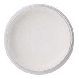 Gaffrey Acrylic Base Coat - Titanium White, 16 oz, open jar