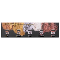ShinHan Professional Metallic Powder Set - 15 g, Assorted, Set of 5, Jars, front of package