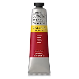 Winsor & Newton Galeria Flow Acrylics - Crimson, 200 ml tube