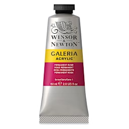 Winsor & Newton Galeria Flow Acrylics - Permanent Rose, 60 ml tube