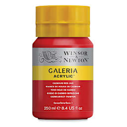 Winsor & Newton Galeria Flow Acrylics - Cadmium Red Hue, 250 ml tube