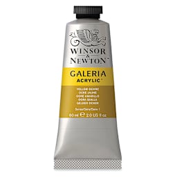 Winsor & Newton Galeria Flow Acrylics - Yellow Ochre, 60 ml tube