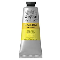 Winsor & Newton Galeria Flow Acrylics - Lemon Yellow, 60 ml tube