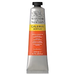 Winsor & Newton Galeria Flow Acrylics - Cadmium Orange Hue, 200 ml tube