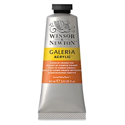 Winsor & Newton Galeria Flow Acrylics - Cadmium Orange Hue, 60 ml tube