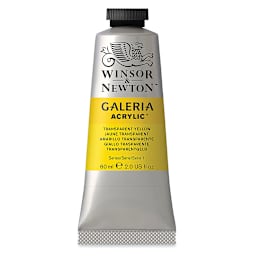 Winsor & Newton Galeria Flow Acrylics - Transparent Yellow, 60 ml tube