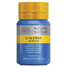 Winsor & Newton Galeria Flow Acrylics - Cerulean Blue Hue, 250 ml tube