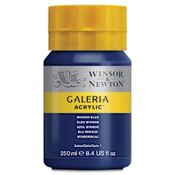 Winsor & Newton Galeria Flow Acrylics - Winsor Blue, 250 ml tube