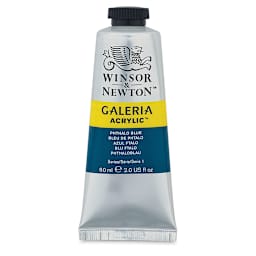 Winsor & Newton Galeria Flow Acrylics - Phthalo Blue, 60 ml tube
