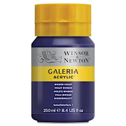 Winsor & Newton Galeria Flow Acrylics - Winsor Violet, 250 ml tube