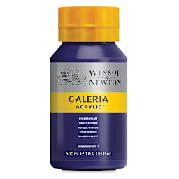 Winsor & Newton Galeria Flow Acrylics - Winsor Violet, 500 ml tube