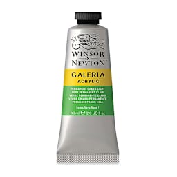 Winsor & Newton Galeria Acrylic - Permanent Green Light, 60 ml tube