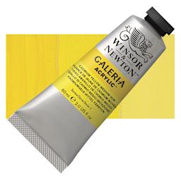 Winsor & Newton Galeria Flow Acrylic - Cadmium Yellow Medium Hue, 60 ml tube and swatch