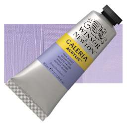 Winsor & Newton Galeria Flow Acrylic - Pale Violet, 60 ml tube and swatch