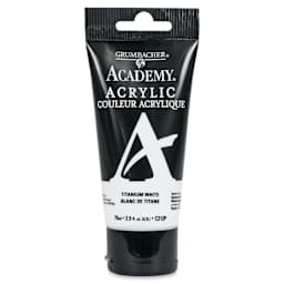 Grumbacher Academy Acrylic - Titanium White, 75 ml tube